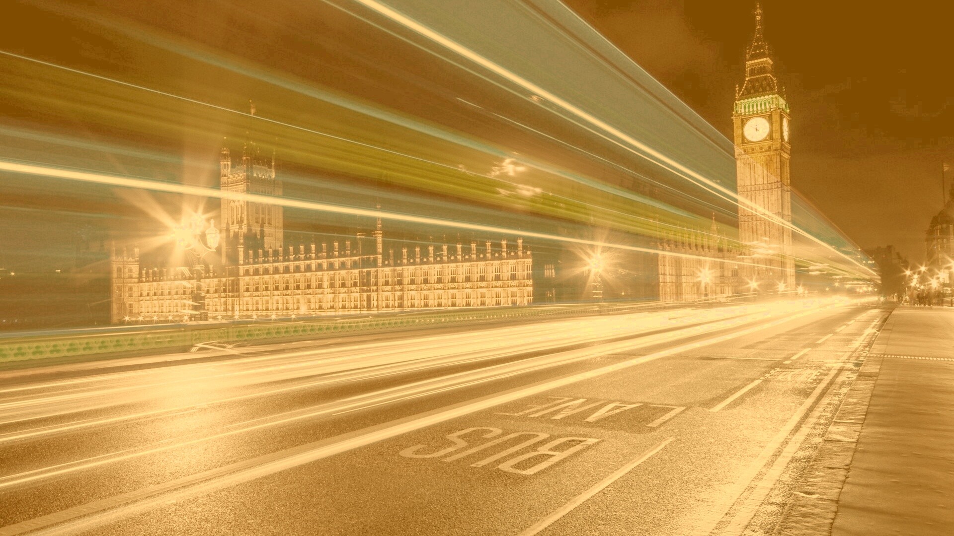 Ночной лондон обои