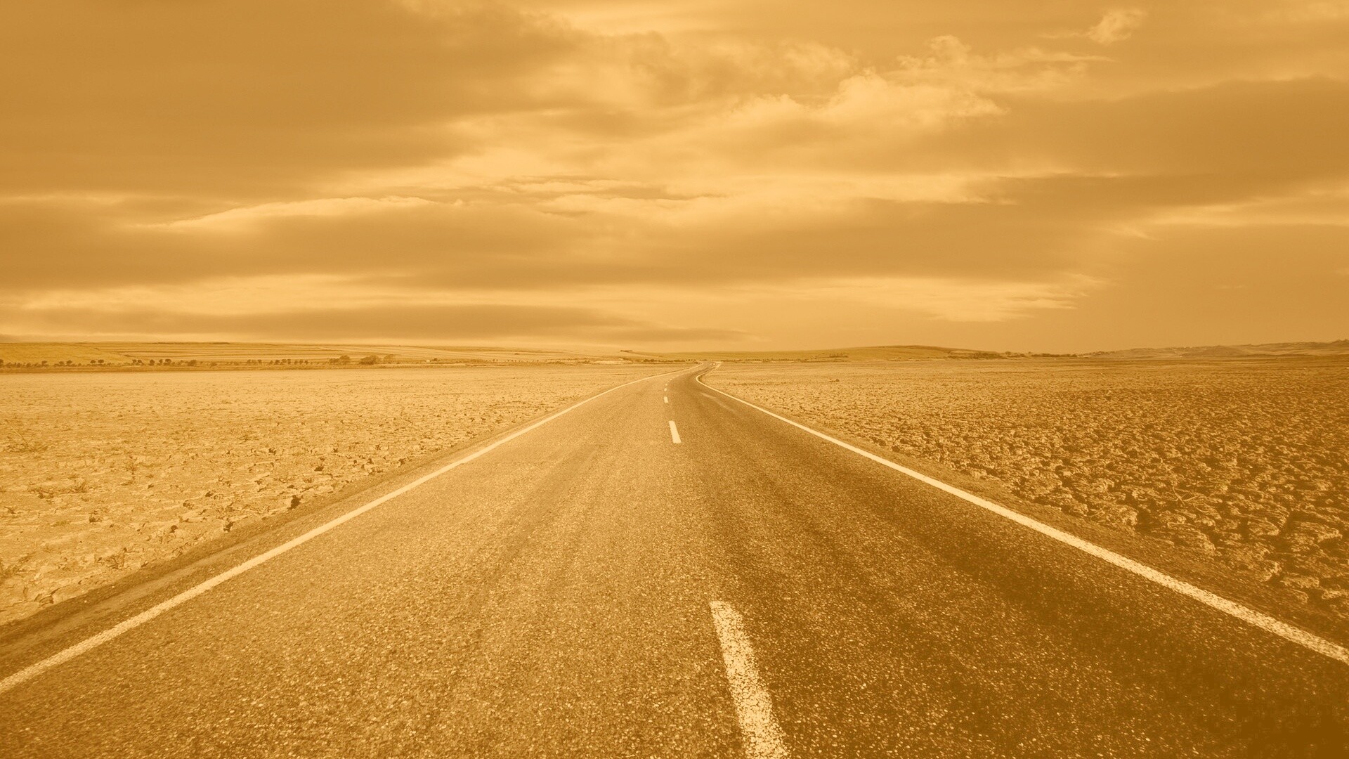 Дорого к горизонту обои