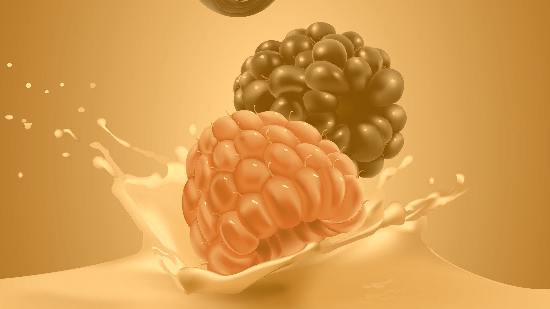 Векторные ягоды обои