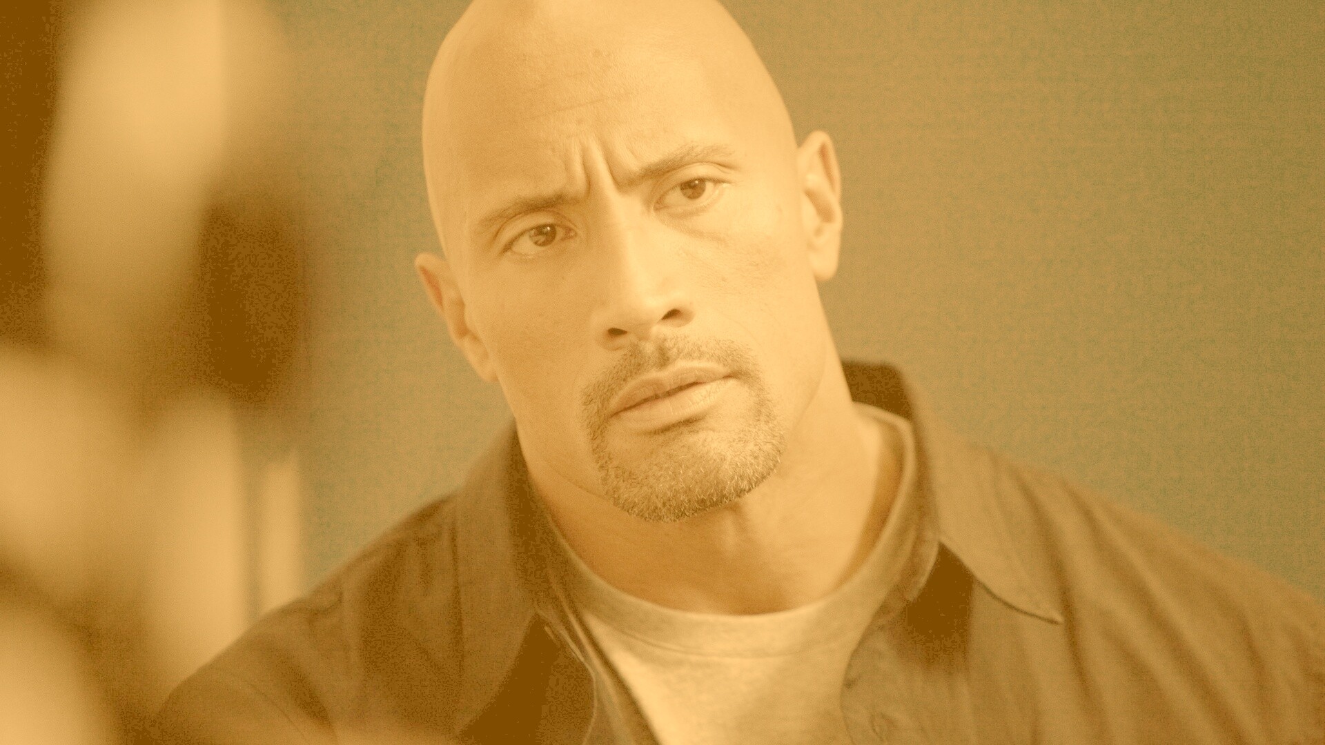 Dwayne johnson, Actor, Bald, Hair, Celebrity обои