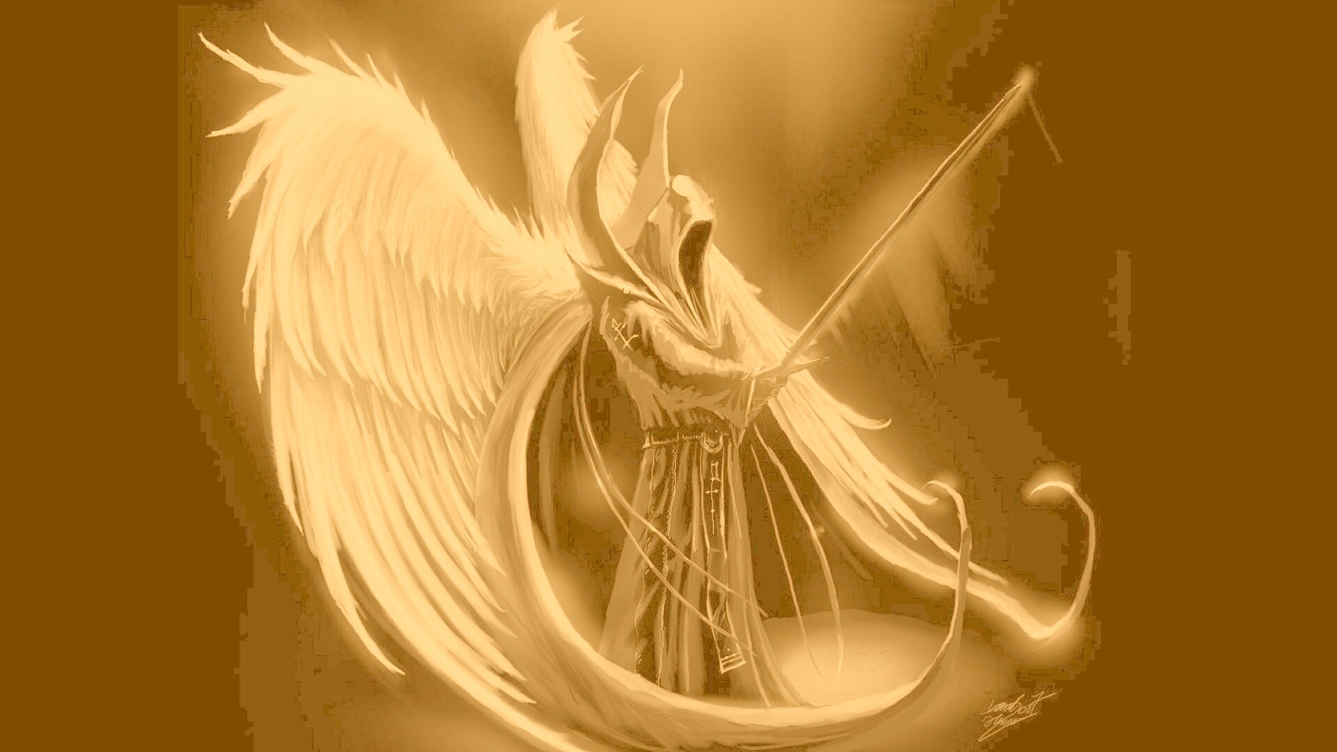 Темный ангел обои