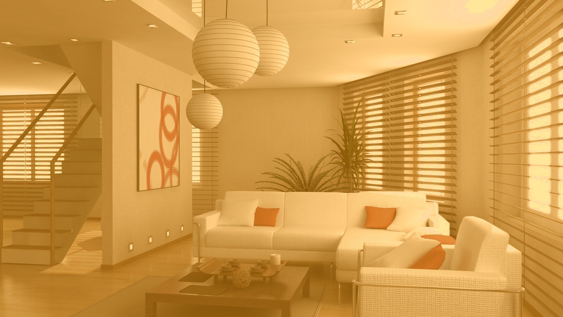 Китайская гостинная обои