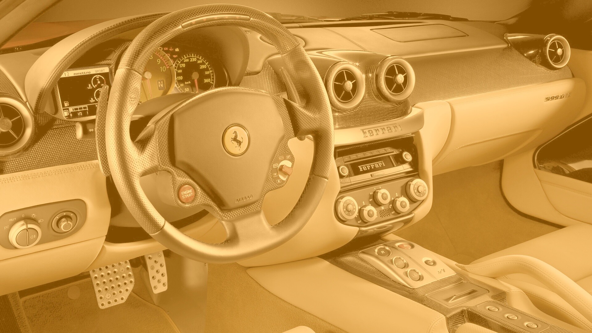 Салон феррари обои