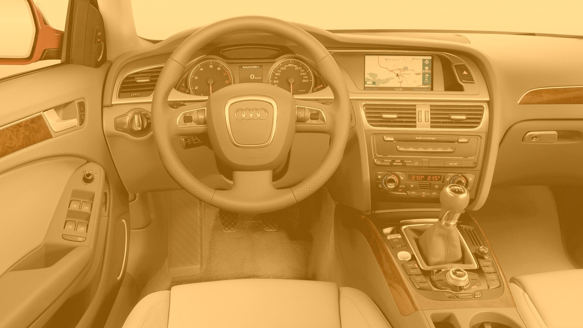 Салон ауди обои