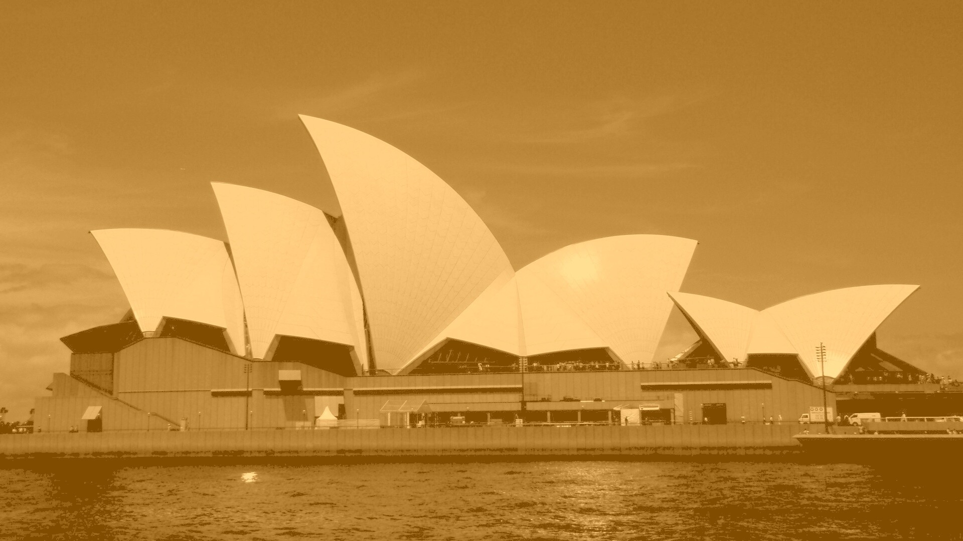 Здание оперного театра в Сиднее обои