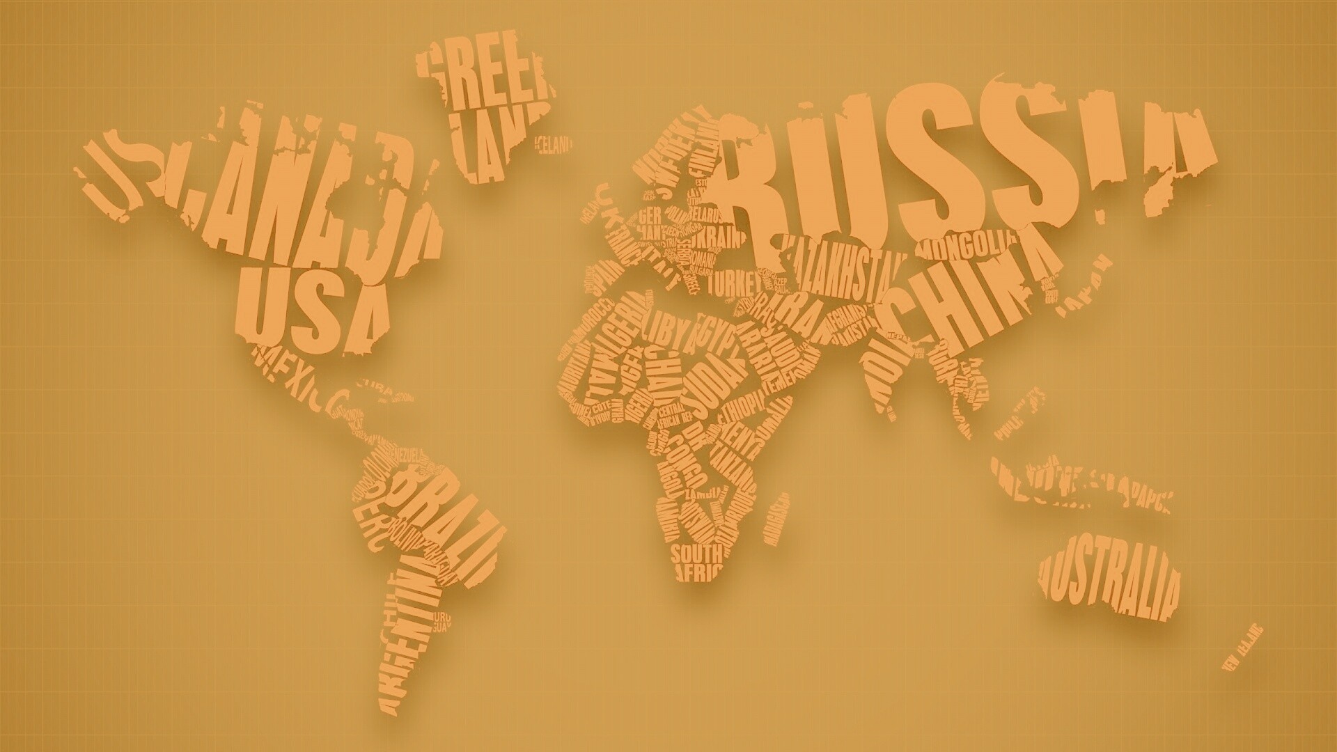 Карта мира обои