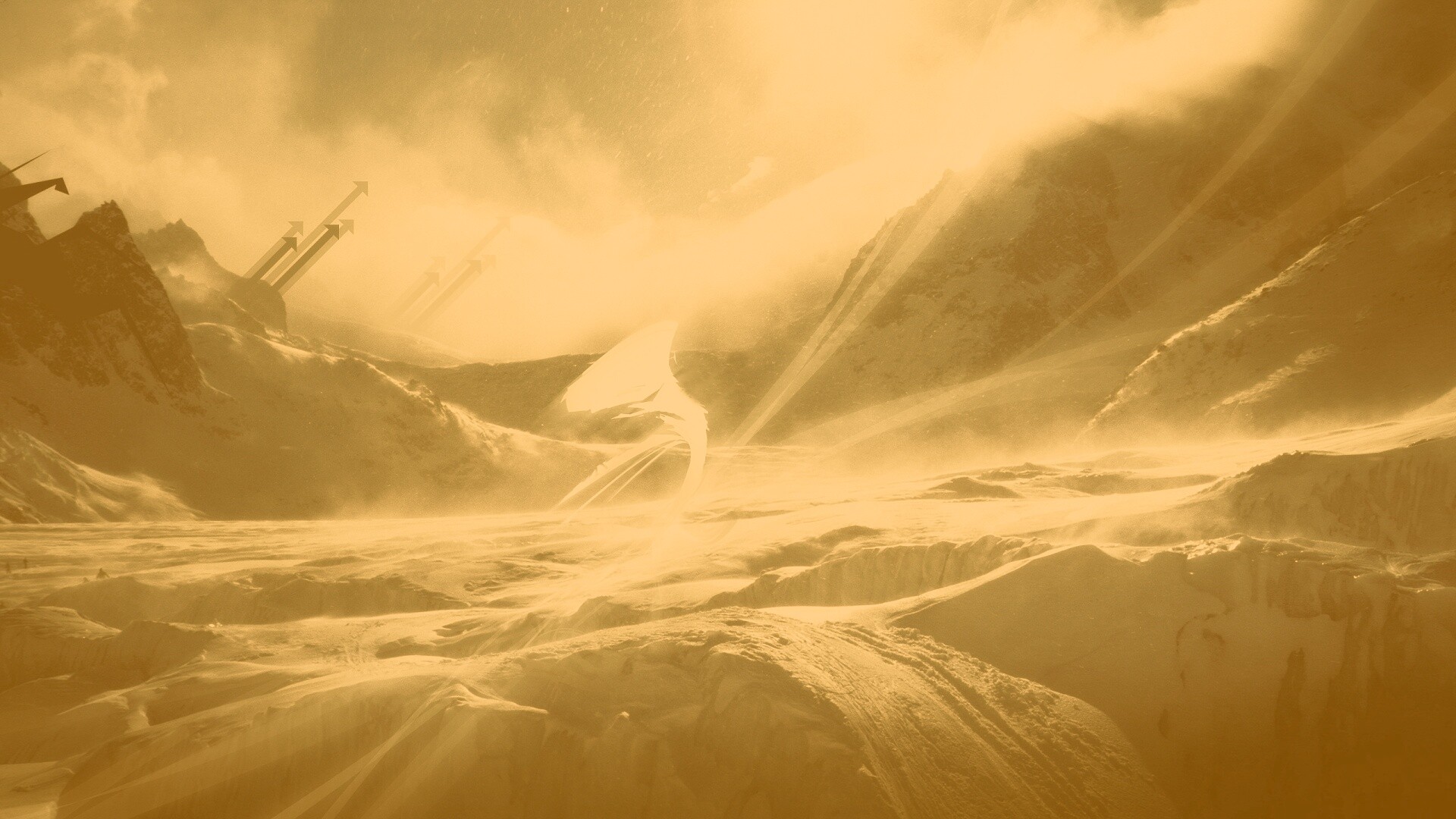 Туманные горы обои