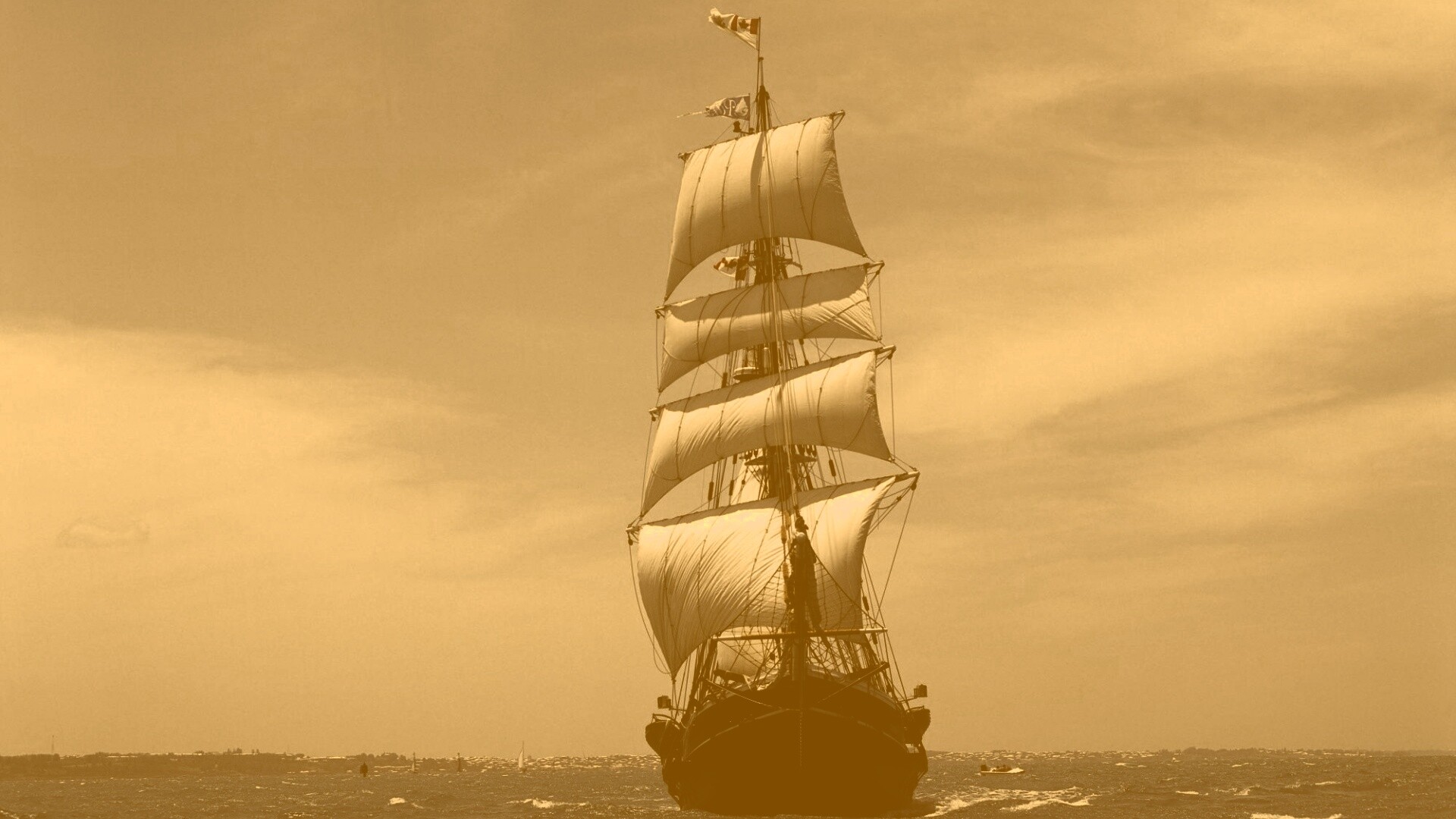 Парусник обои