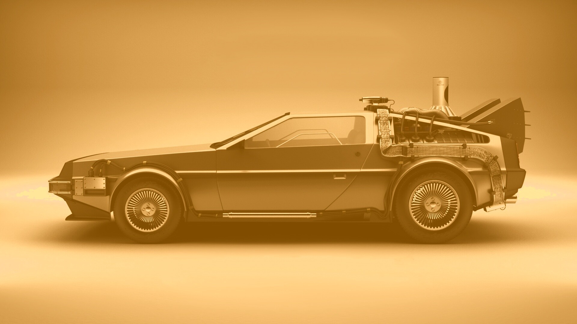 DeLorean машина времени обои