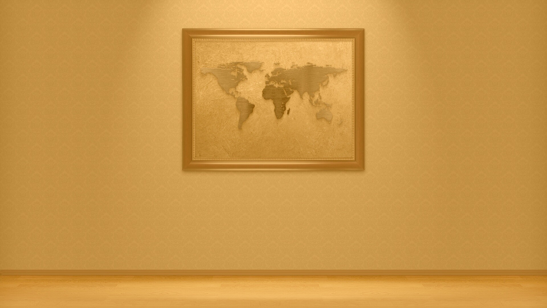 Картина с картой мира обои