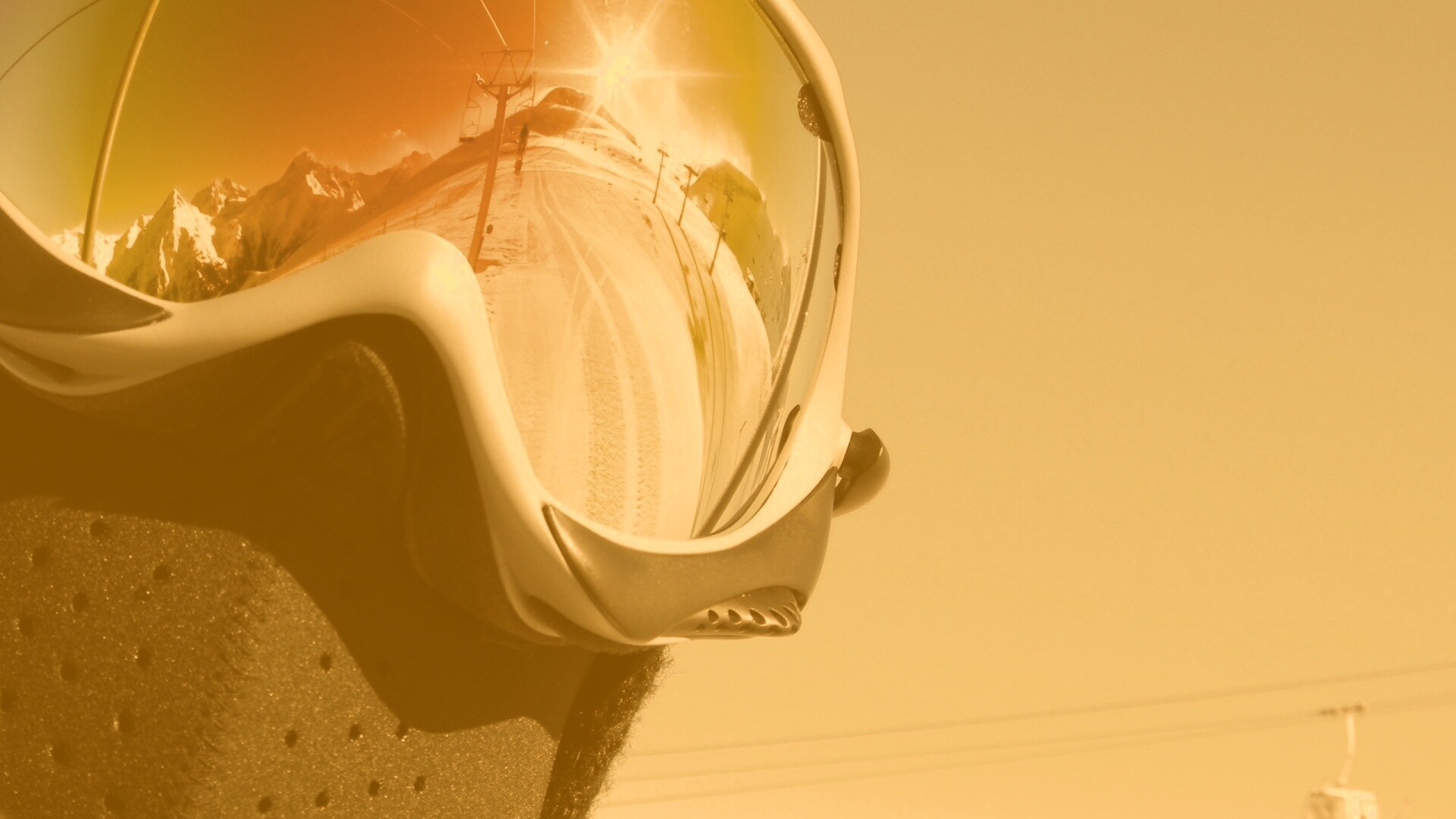 Маска сноубордиста обои