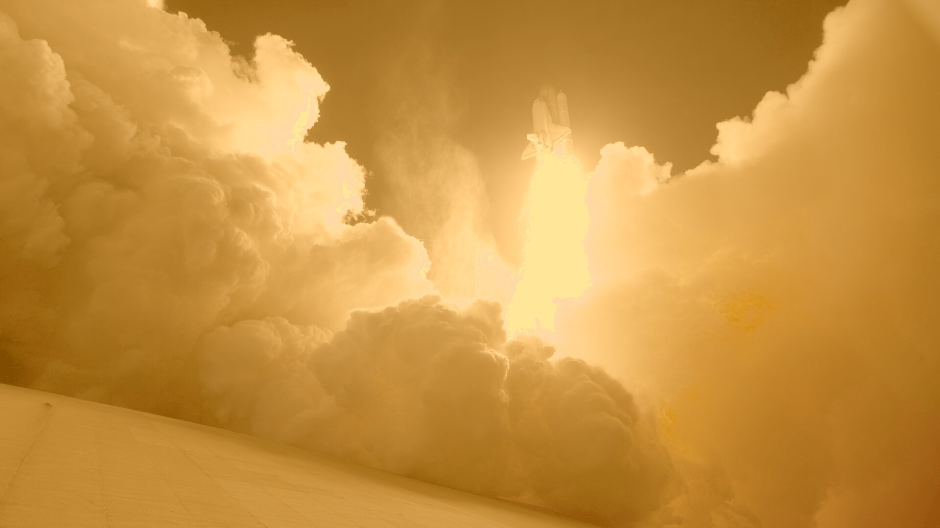 Взлет шатла обои