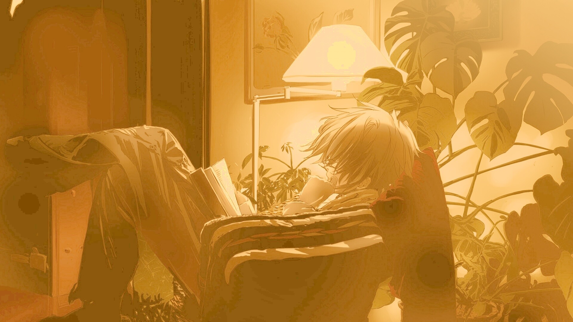 Парень с книжкой обои