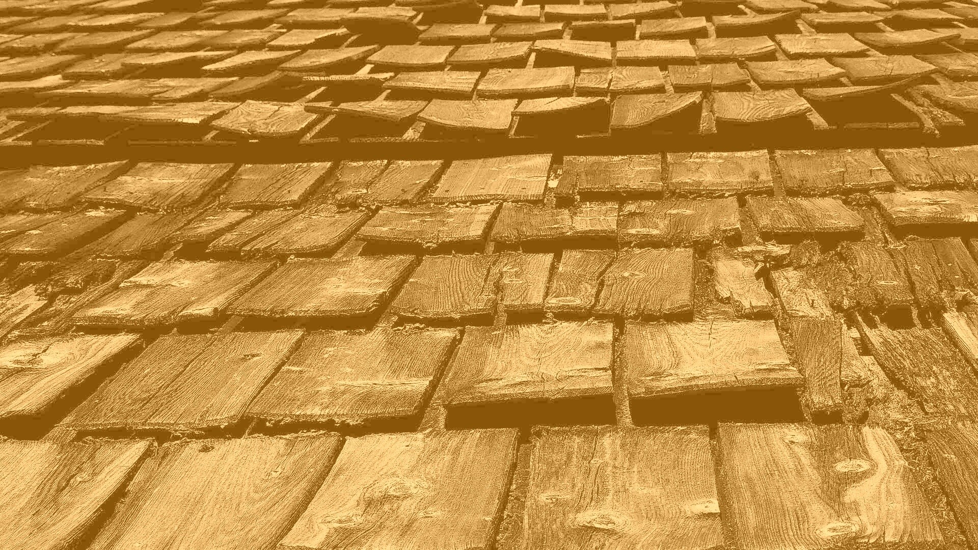 Деревянная крыша обои