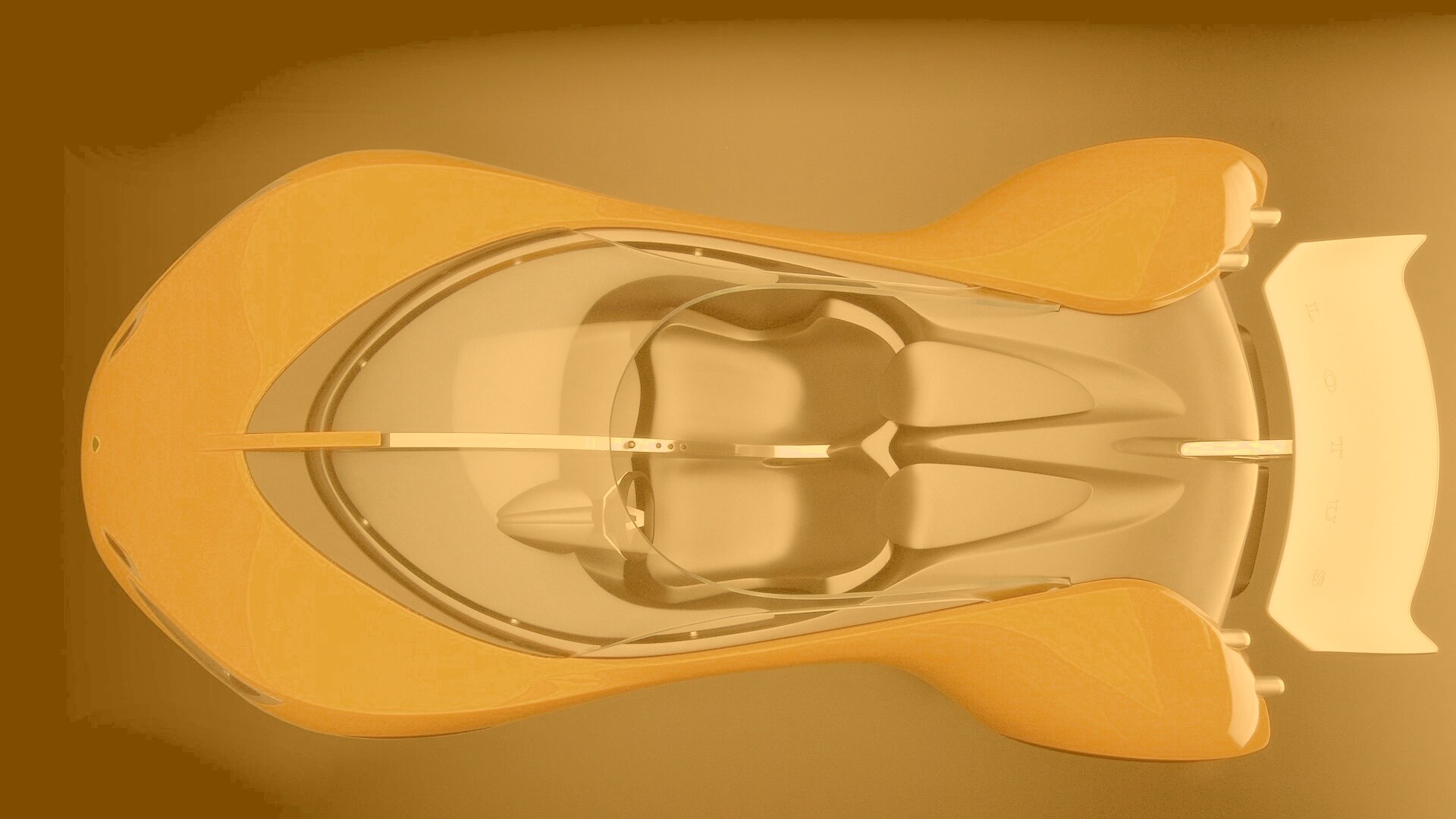 Оранжевый спорткар обои