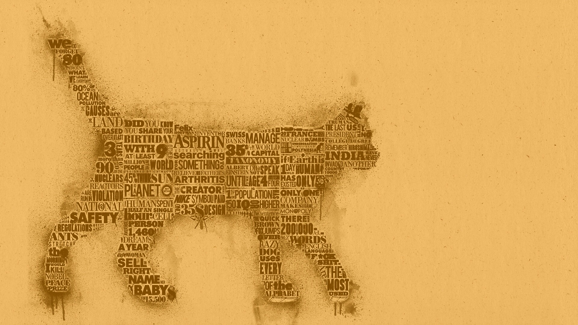 Кот - газета обои