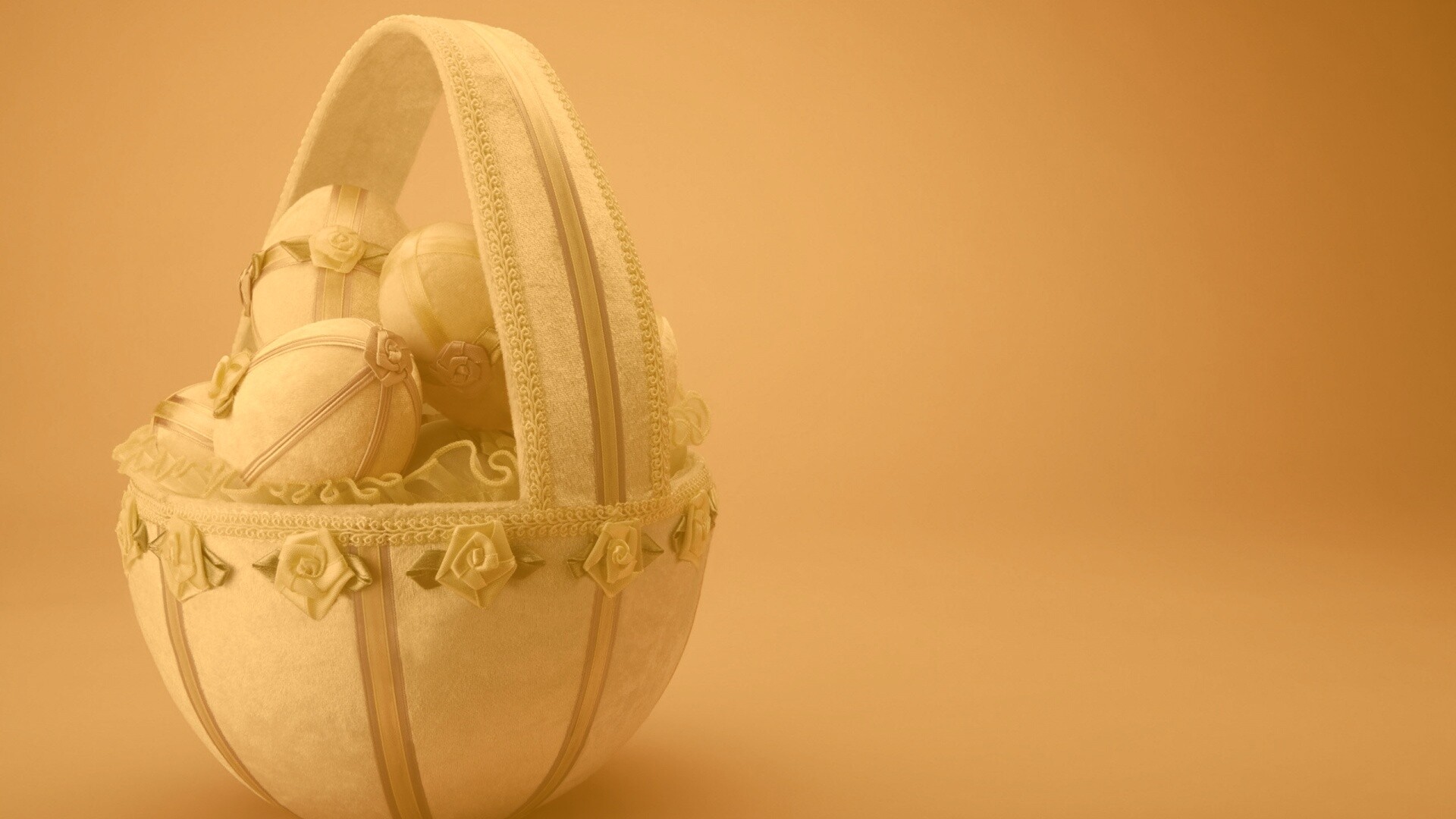 Пасхальная корзиночка обои