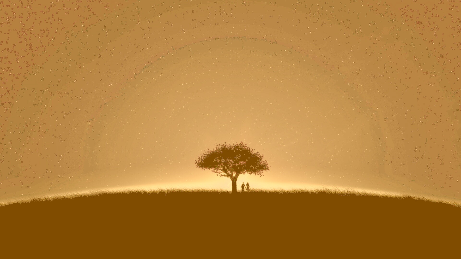 Звёздная ночь обои