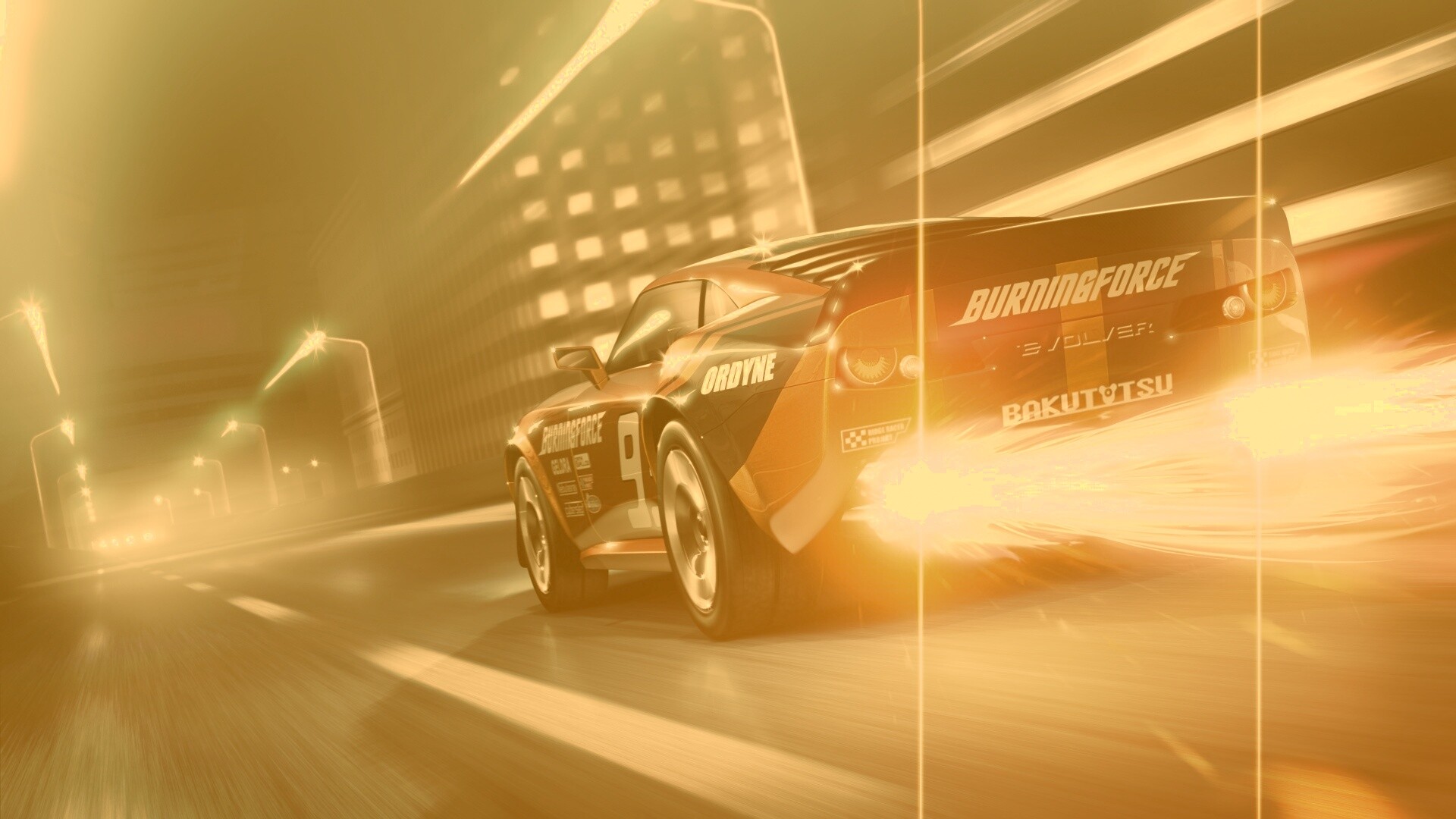 Ночное нитро обои