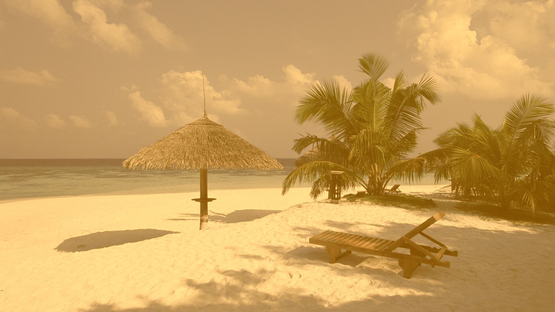 Рай на мальдивах обои