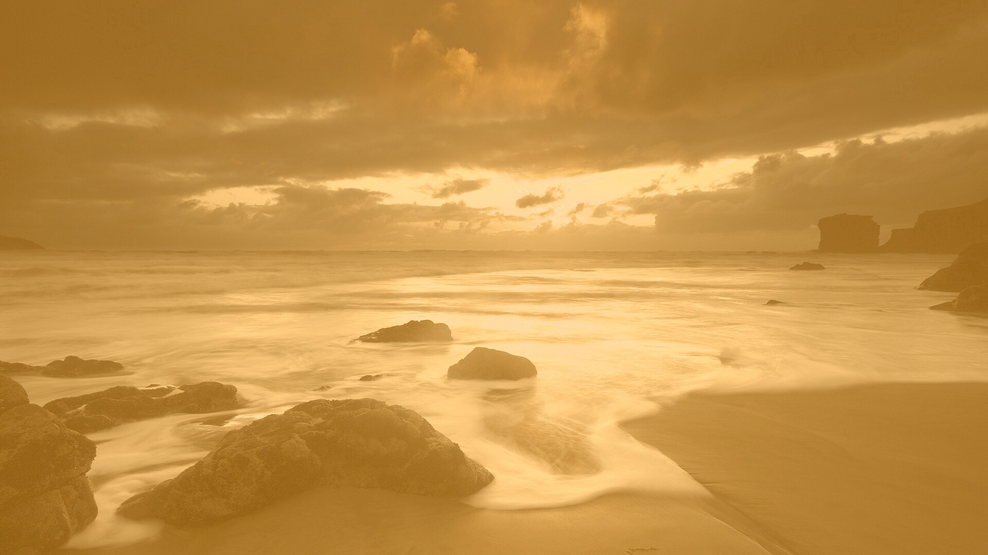 Тёмные берега обои