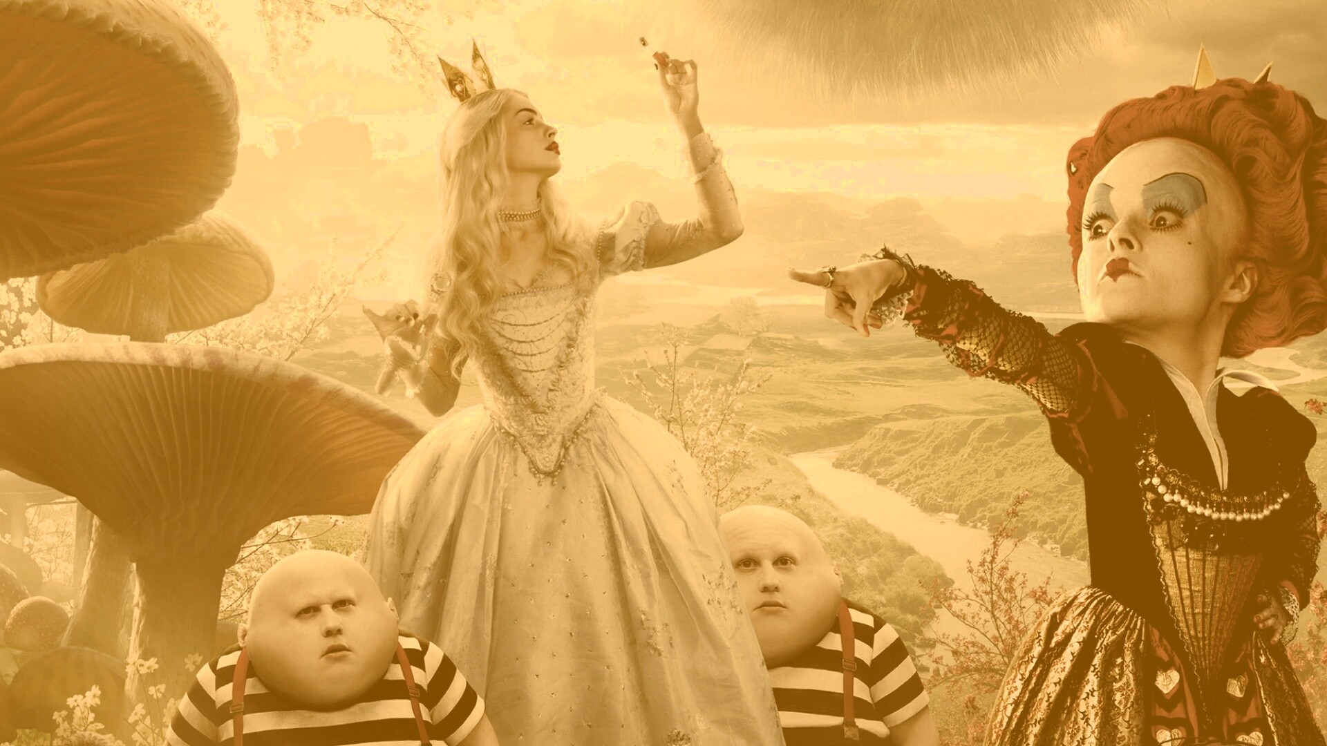 Персонажи из "Алиса в стране Чудес" обои