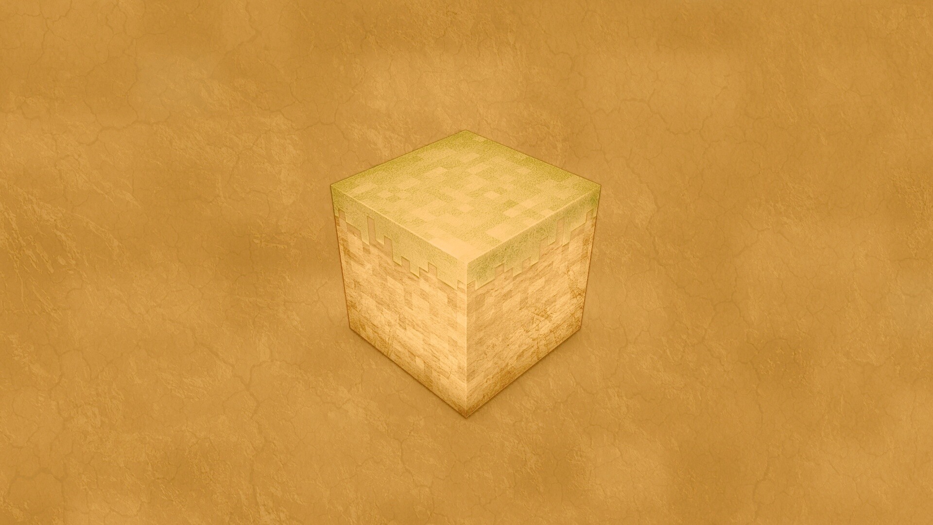 Травяной куб обои