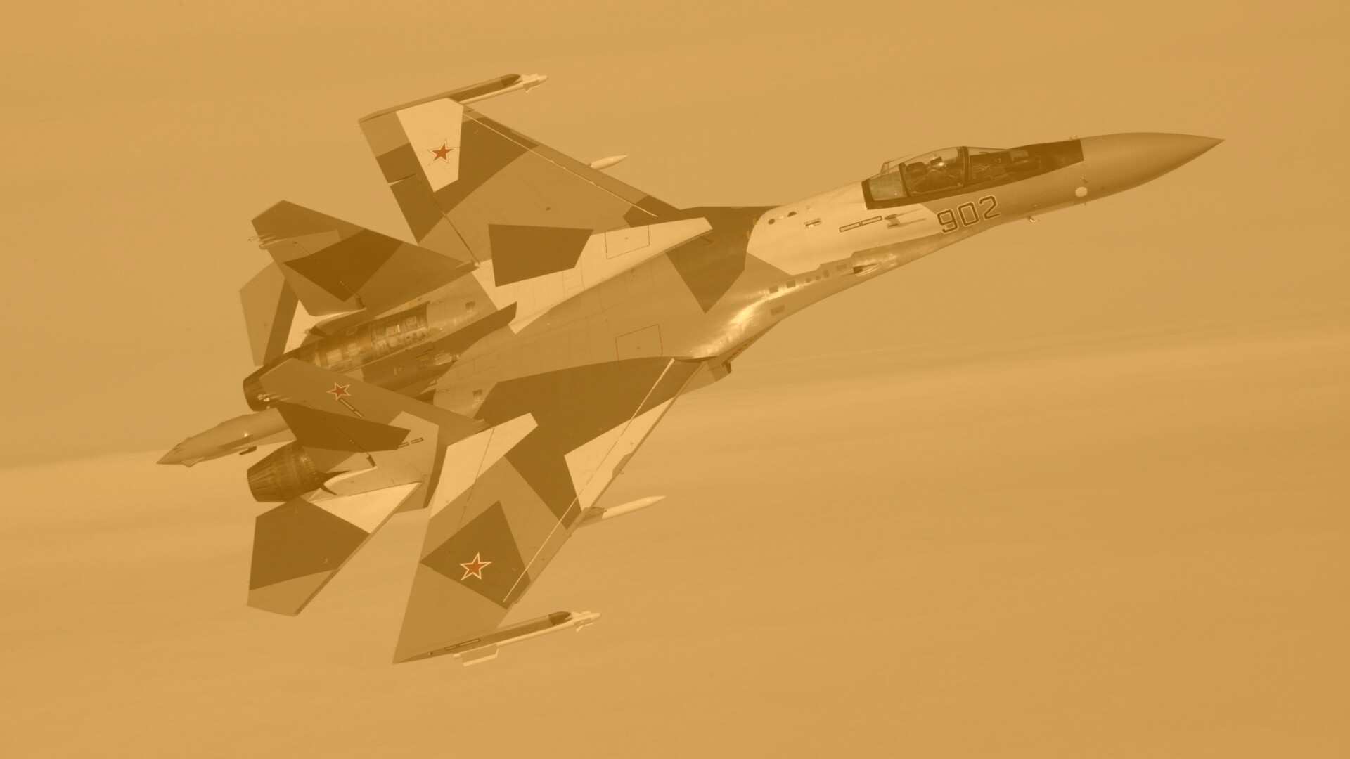 Полёт истребителя обои