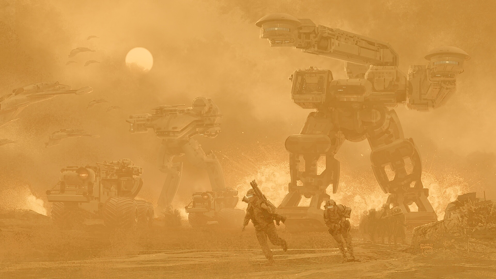 Война будущего обои