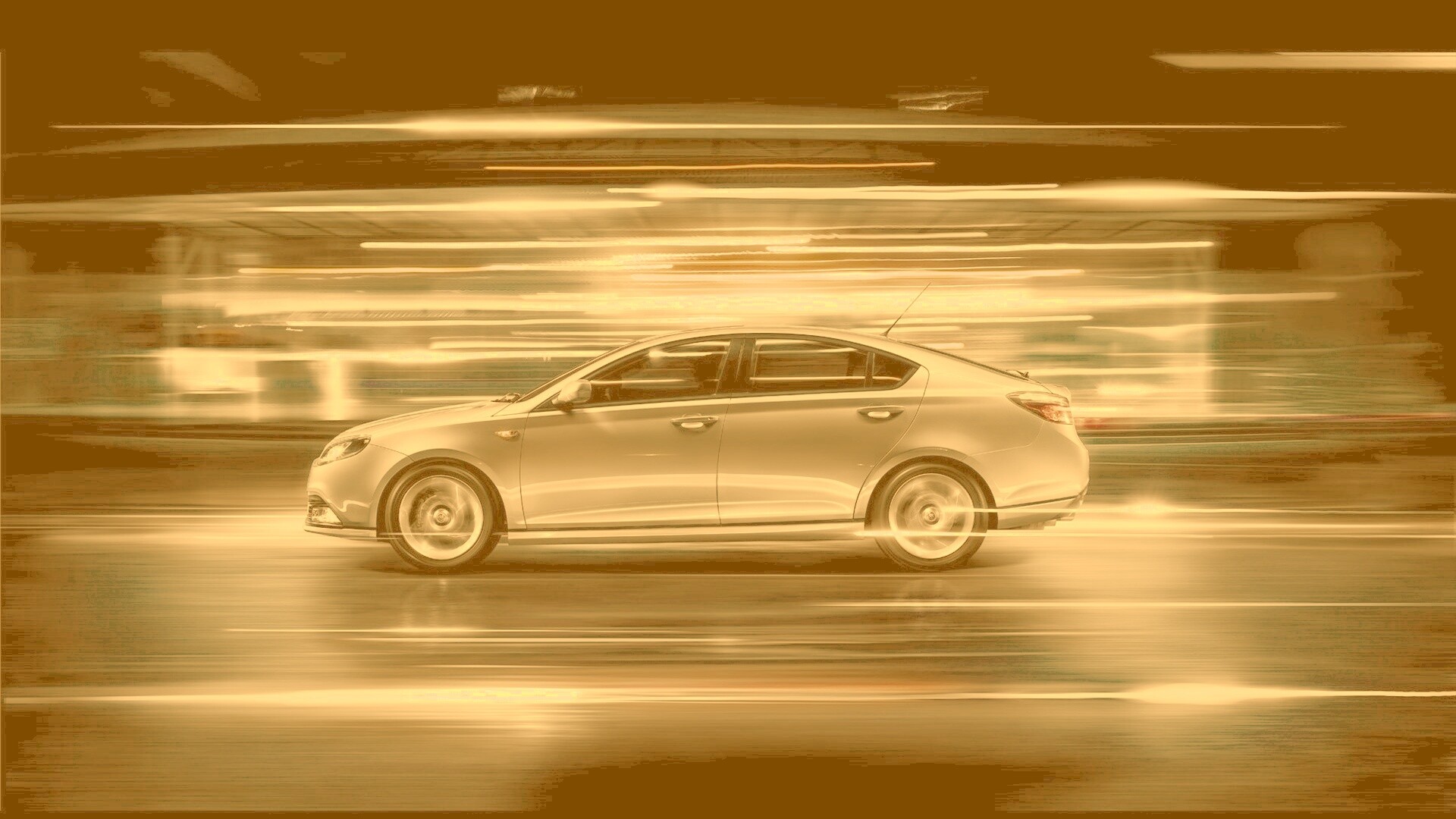 Субару в движении обои