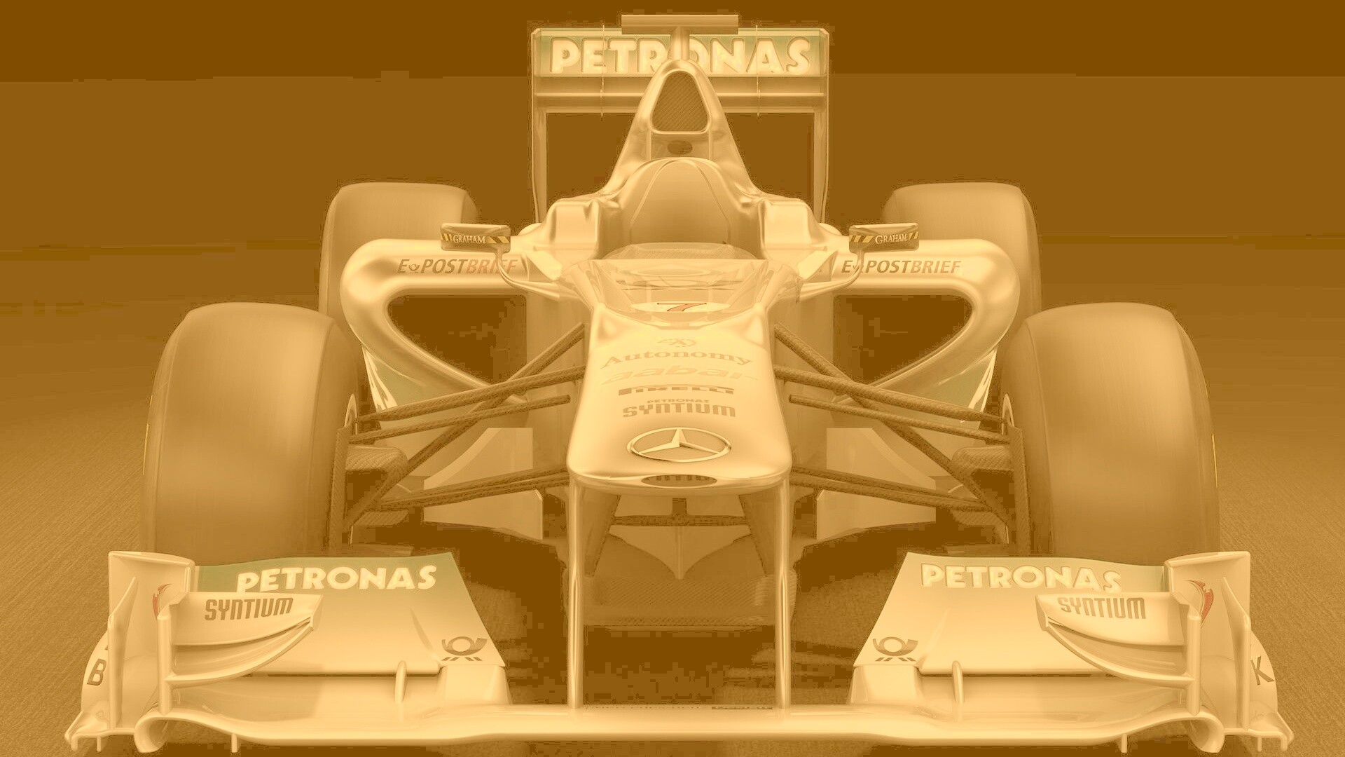 Болид Мерседес обои