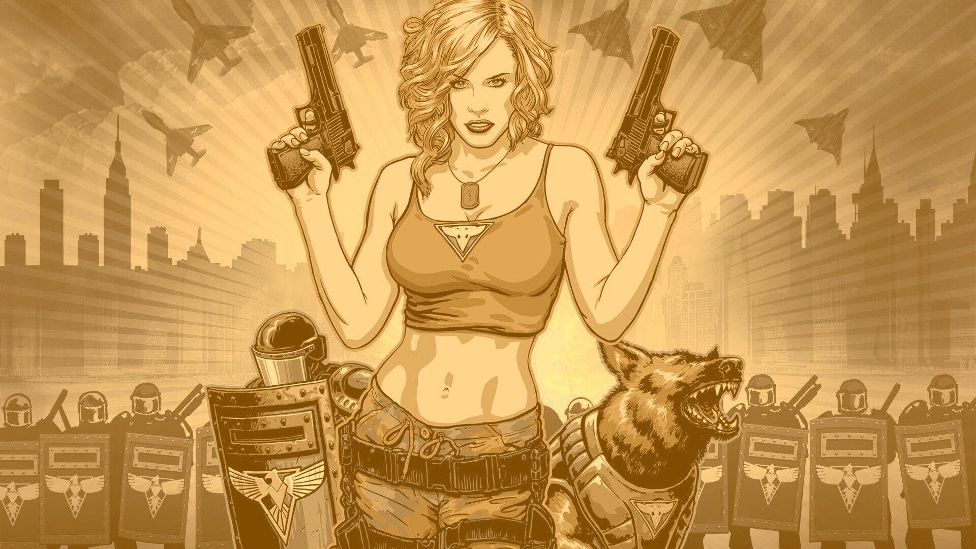 Таня из Red Alert 3 обои