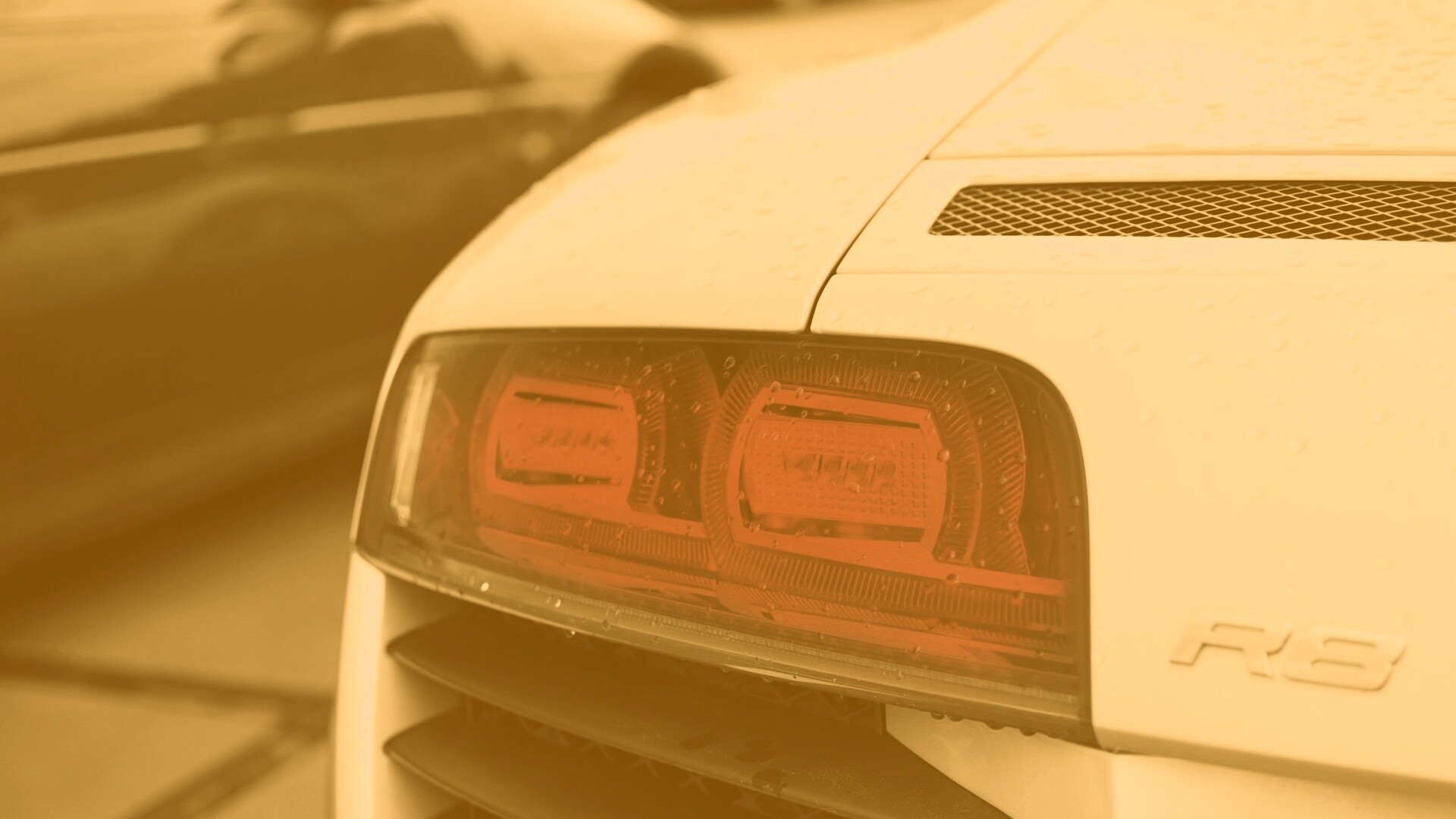 Задняя фара Audi R8 обои