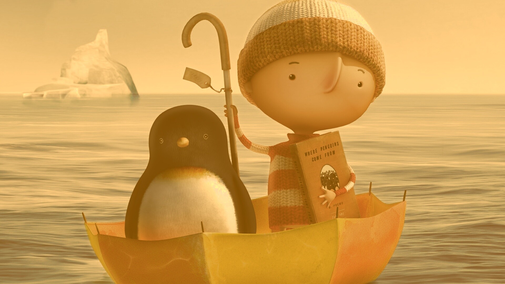 Откуда приходят пингвины обои