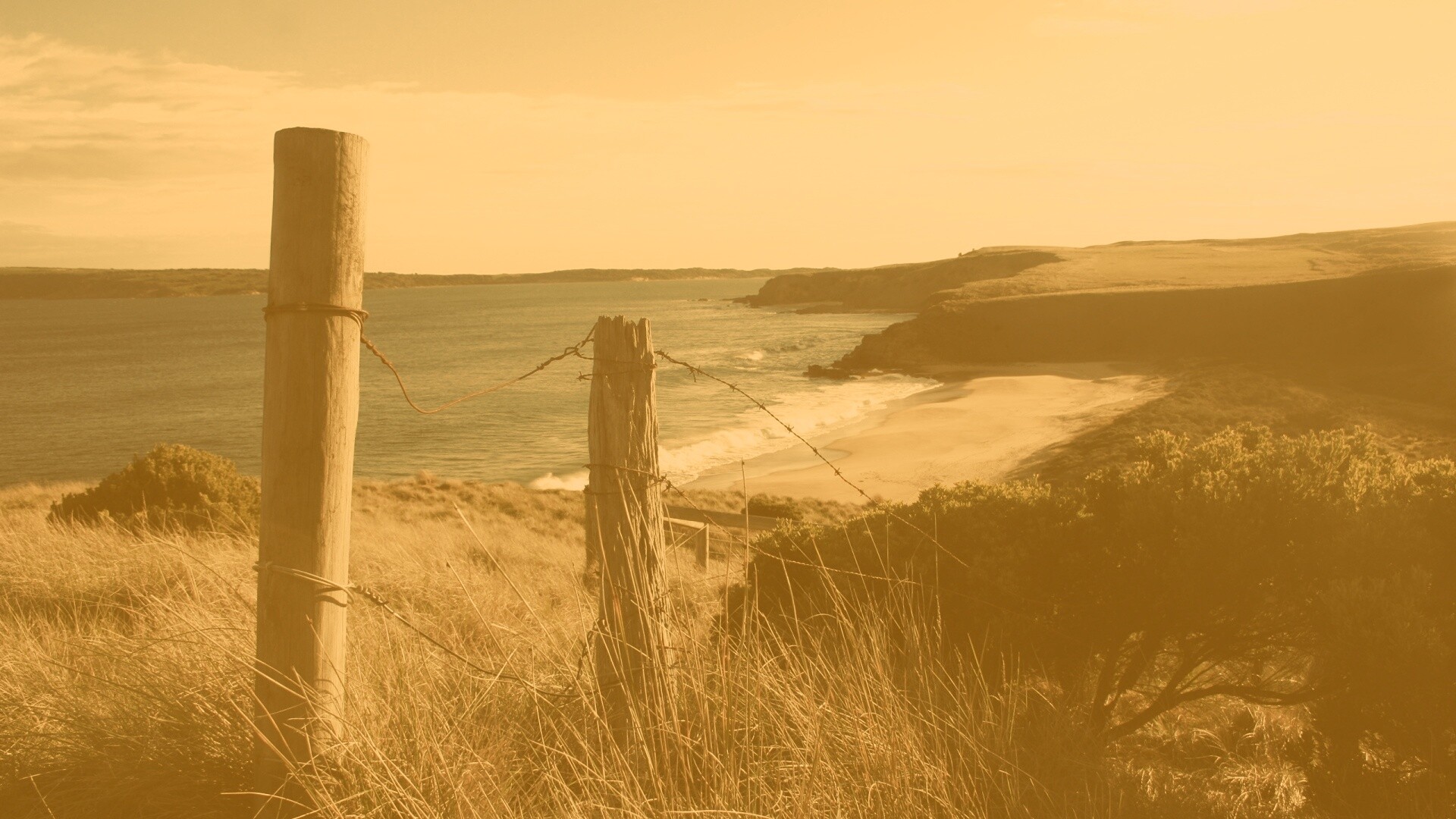 Пляж на озере обои