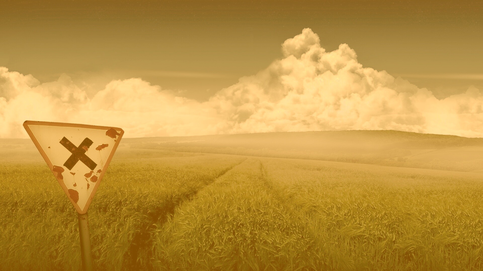 Проход воспрещен обои