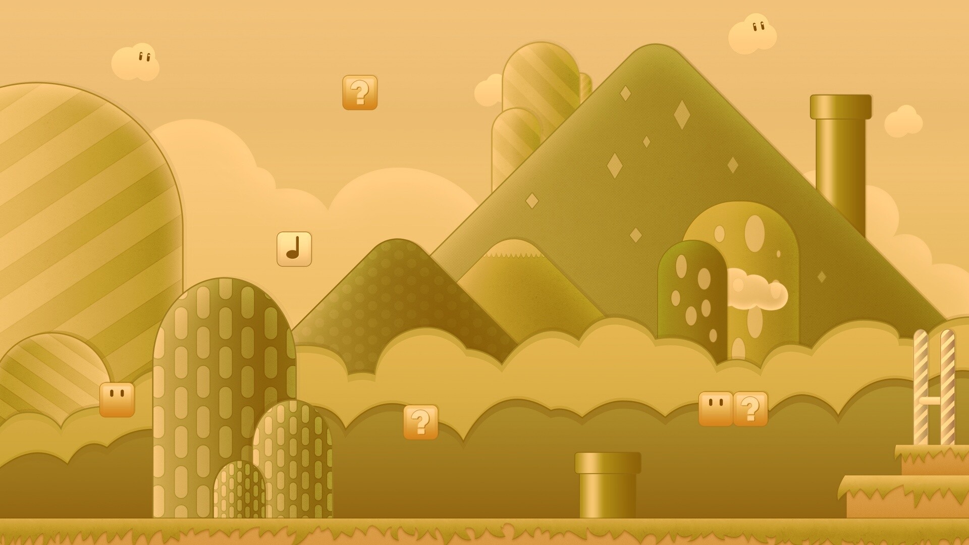 Мир Супермарио обои