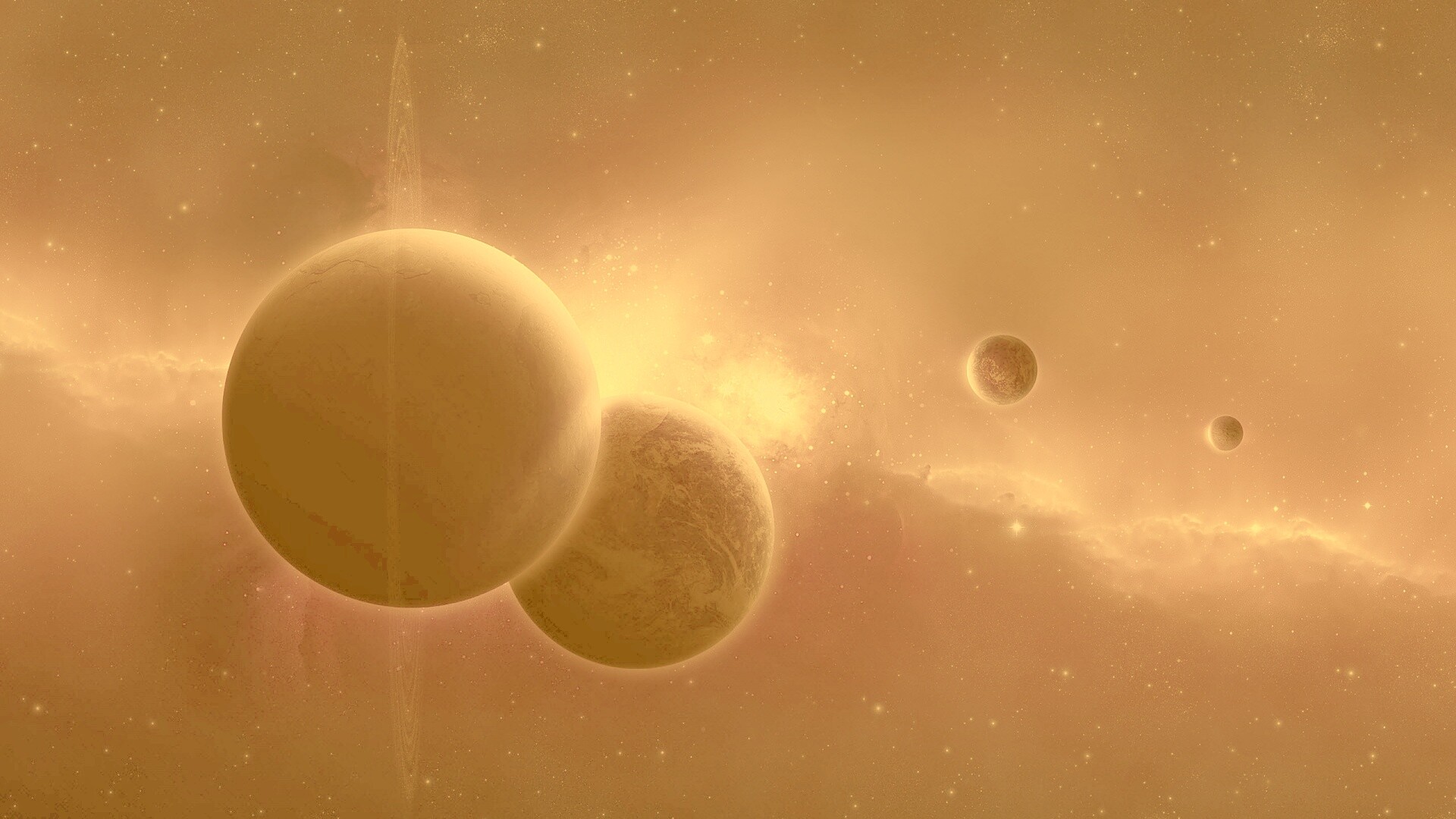 Фиолетовая вселенная обои