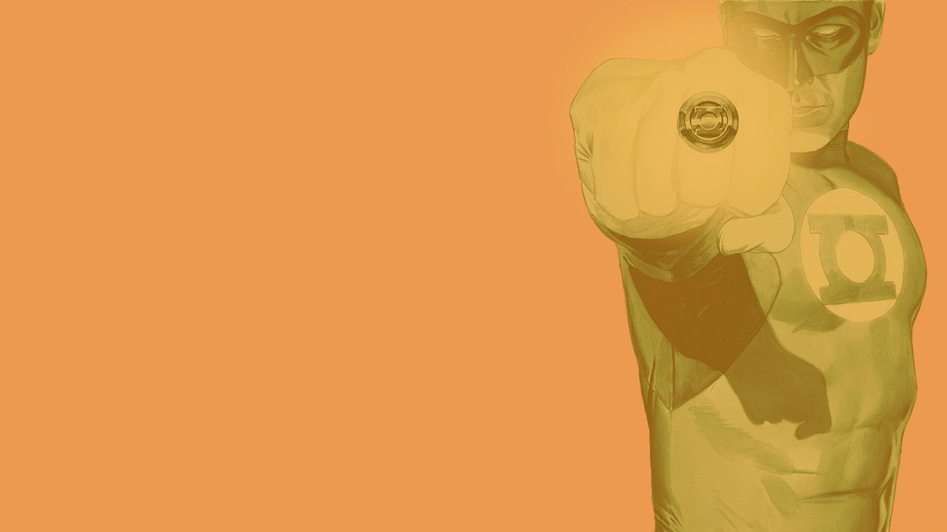 Зелёный фонарь рисунок обои