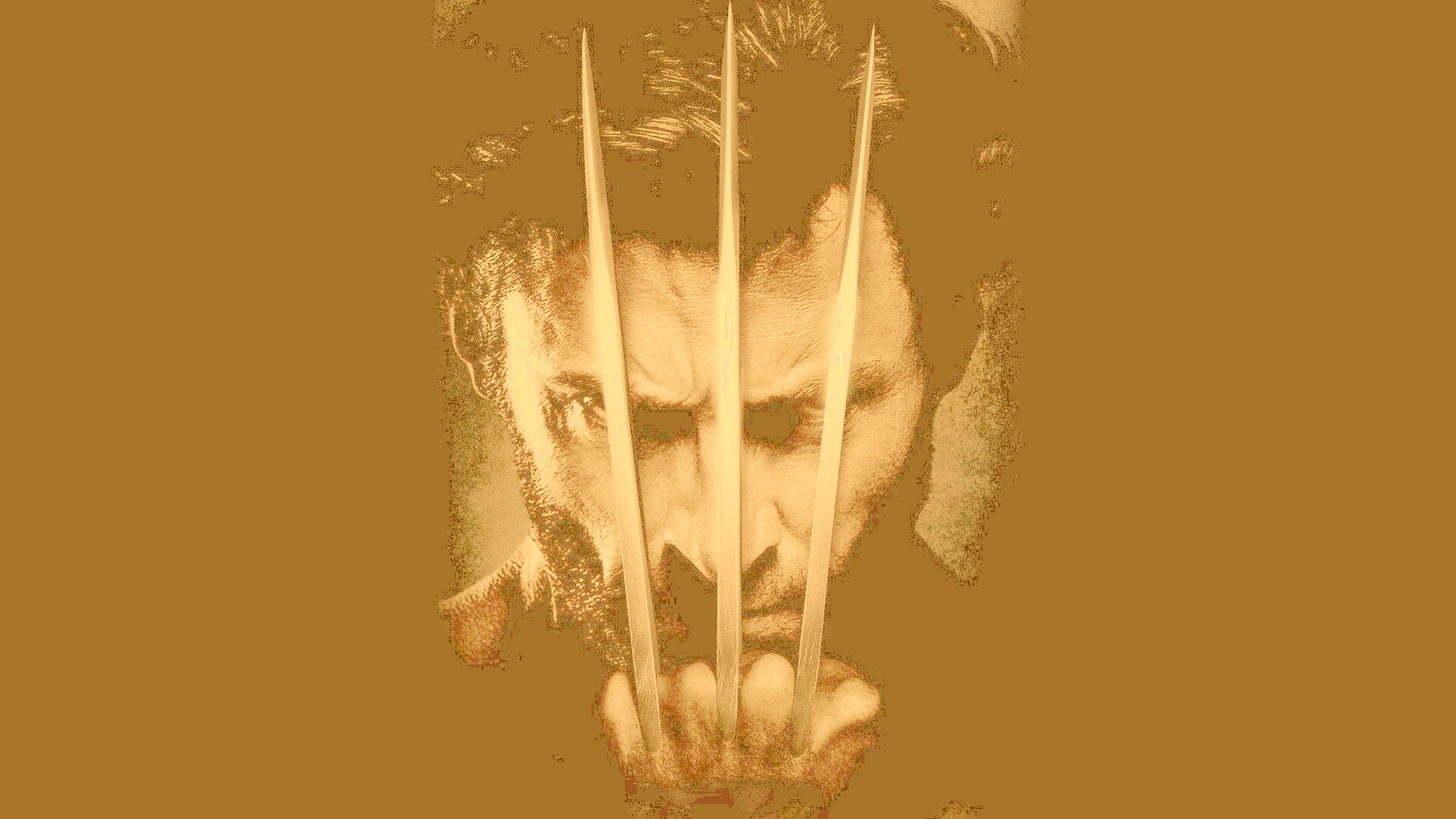 Взгляд Росомахи обои