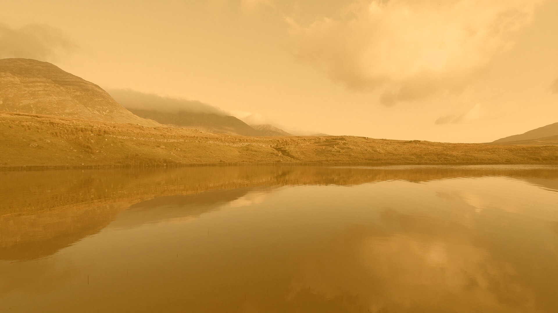 Зеркальное озеро обои