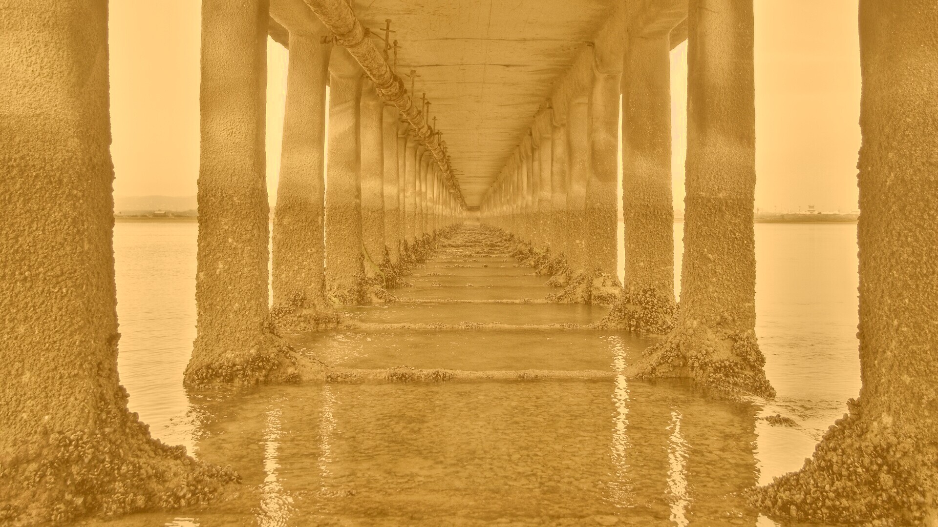 Туннель в бесконечность обои