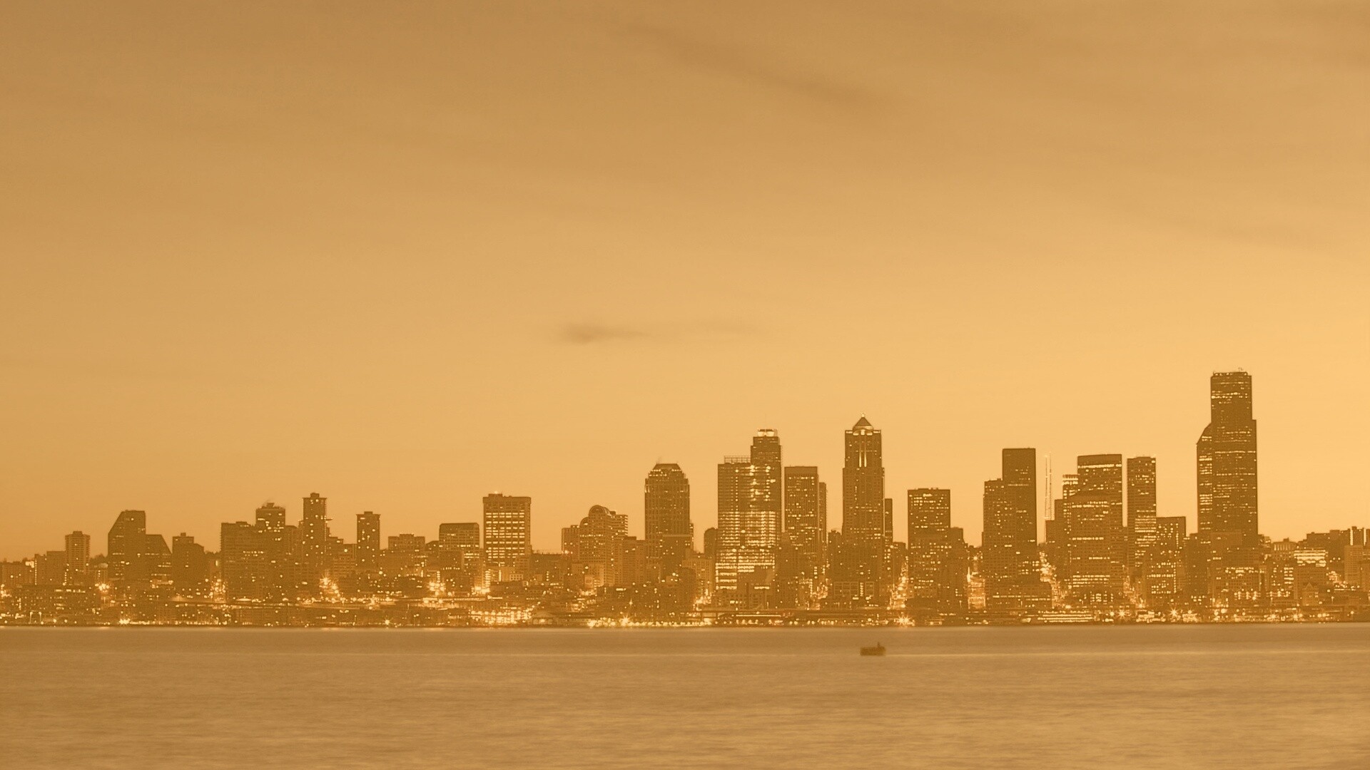 Пейзаж Сиэтла обои