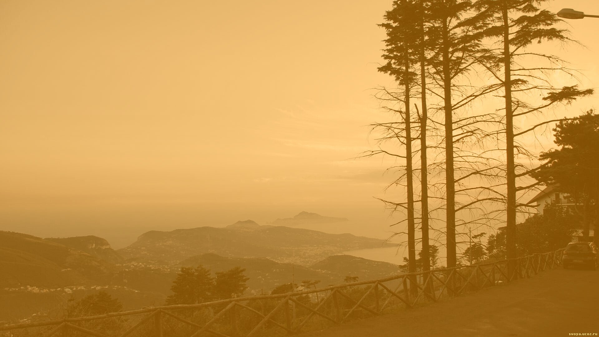 Вид на море обои