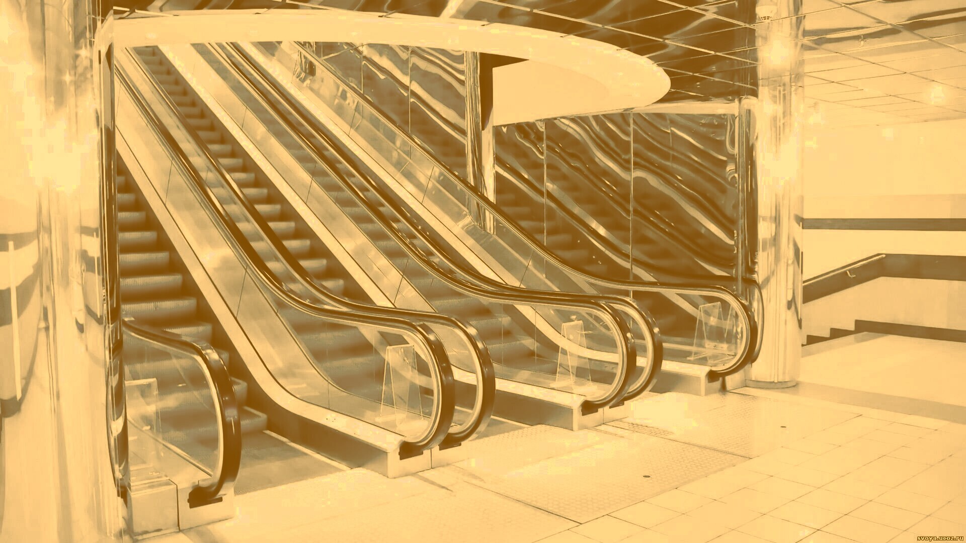 Современный эскалатор обои