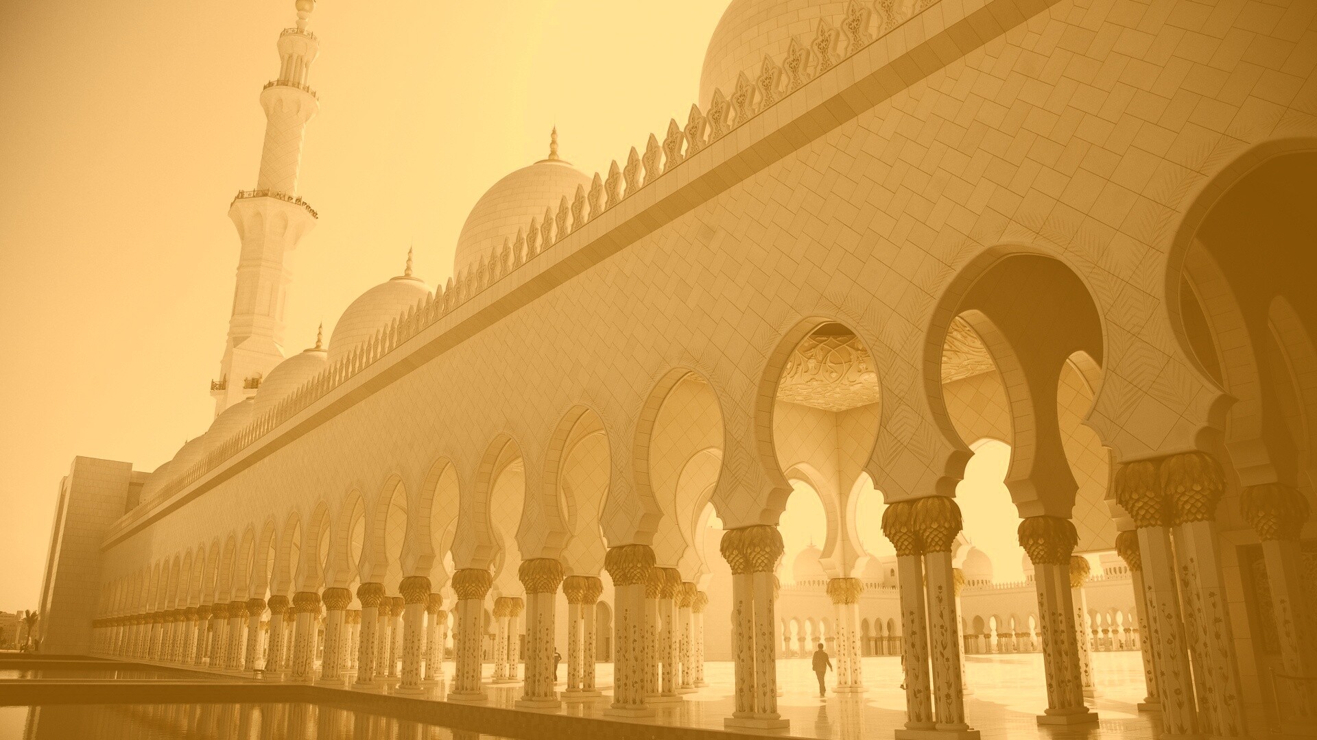 Мечеть шейха в Абу-Даби обои
