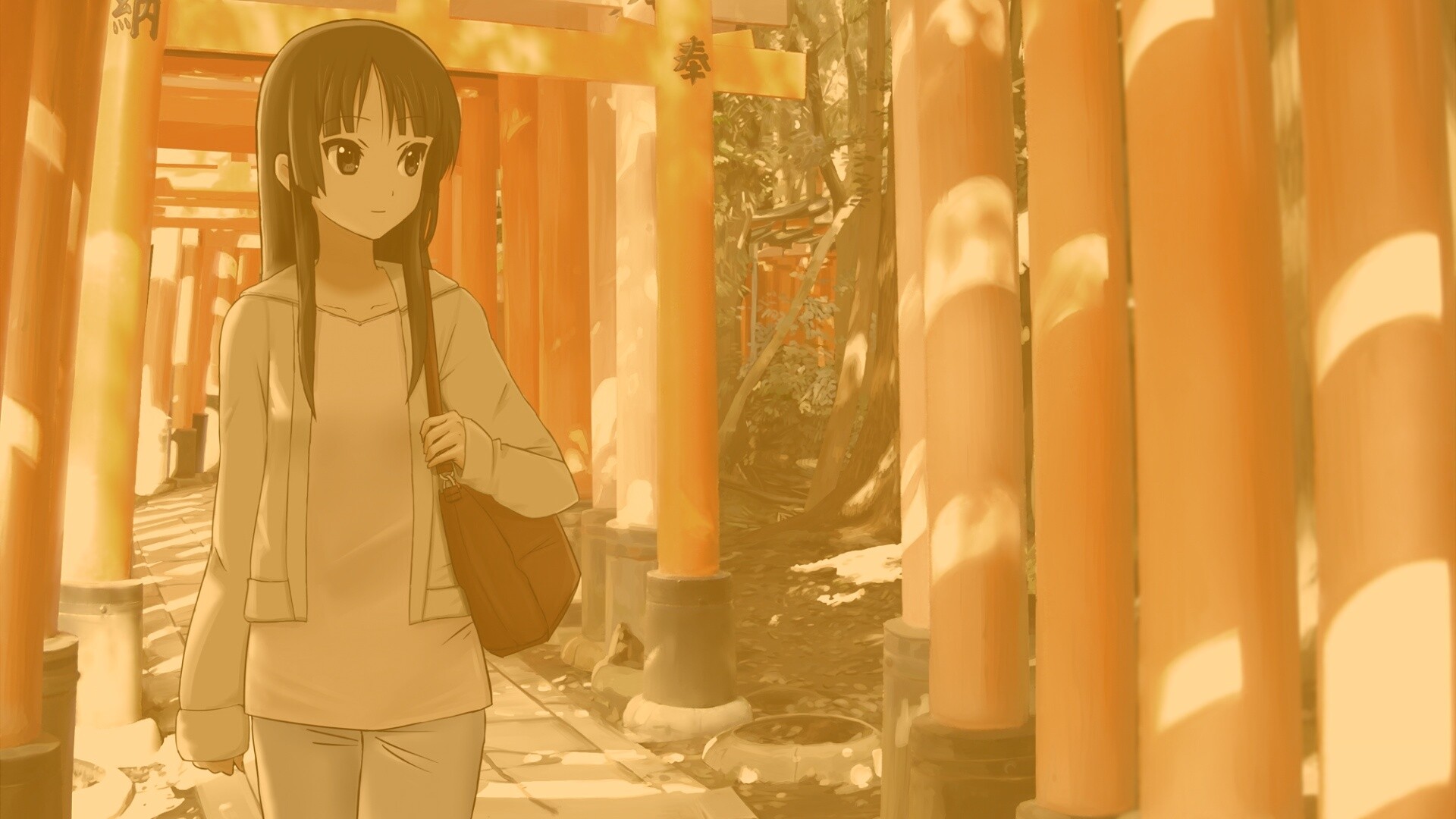 Акияма Мио обои