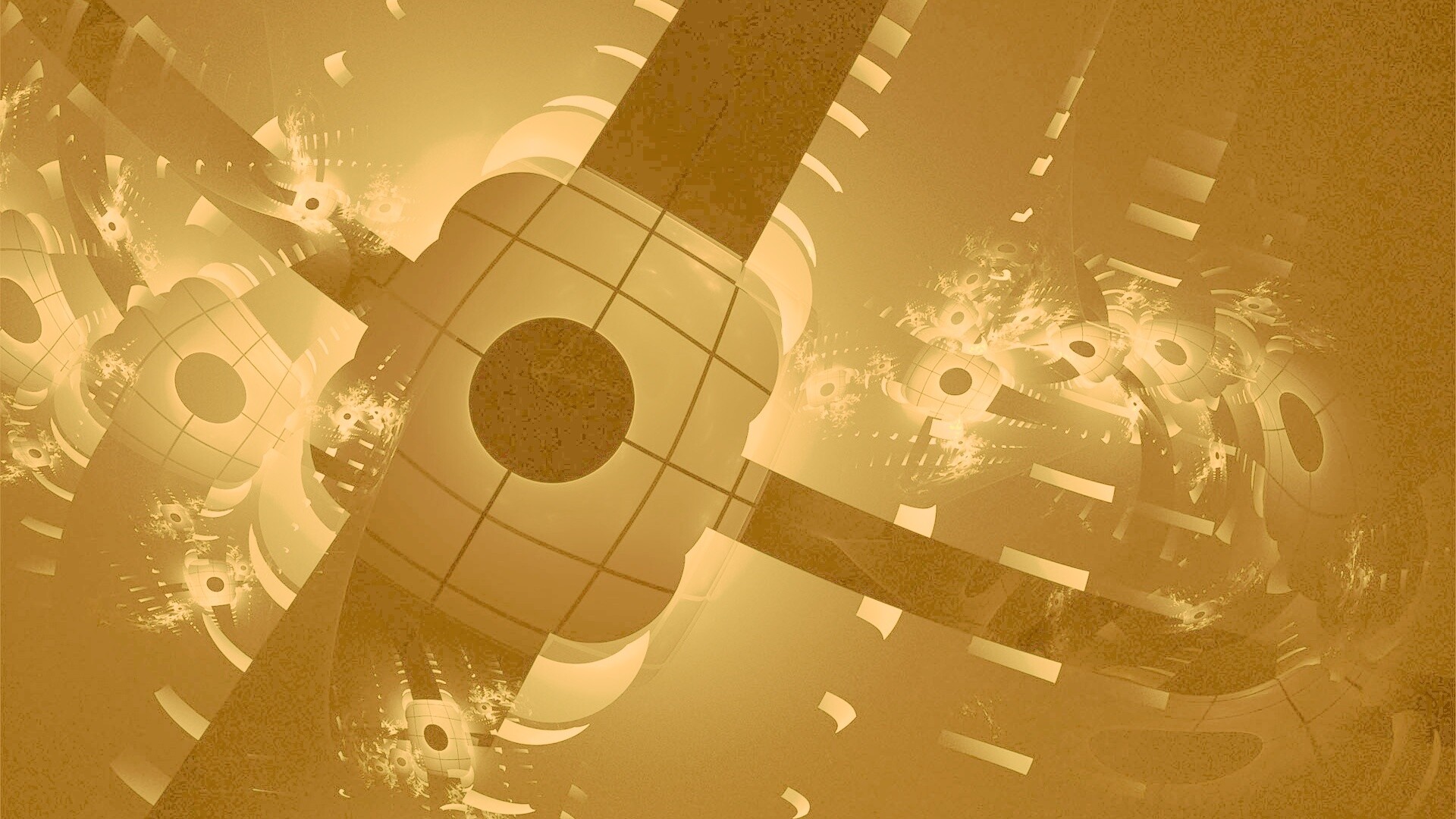 Абстрактные темно-зеленые фигуры обои