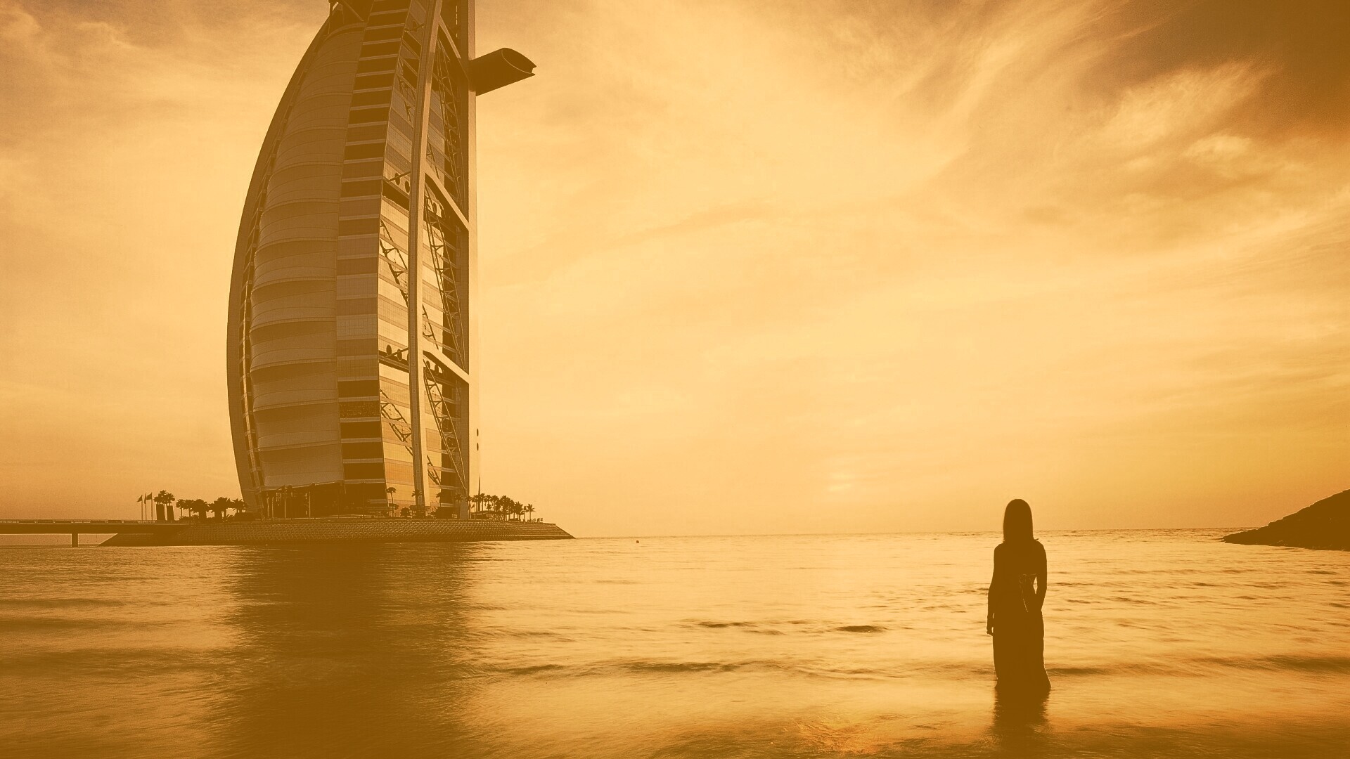 Бурдж Аль Араб в Дубае обои