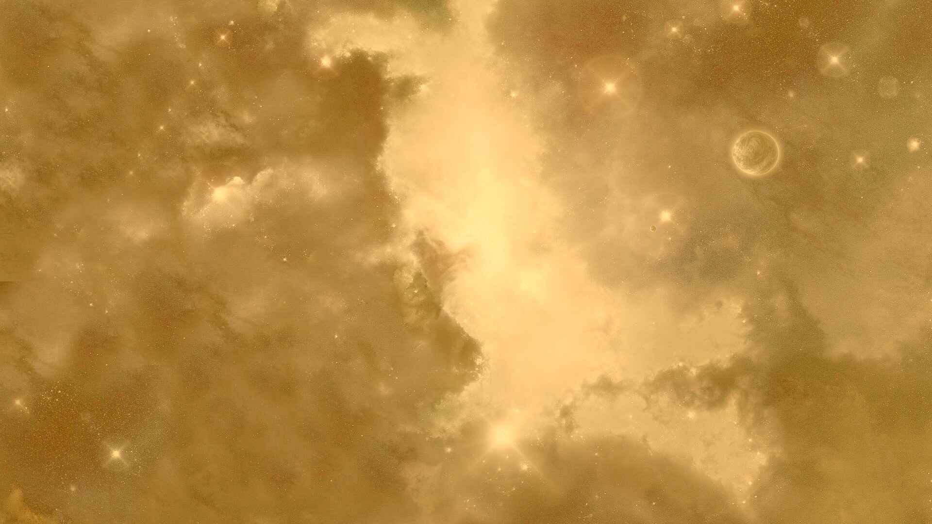 Туманность в далёком космосе обои